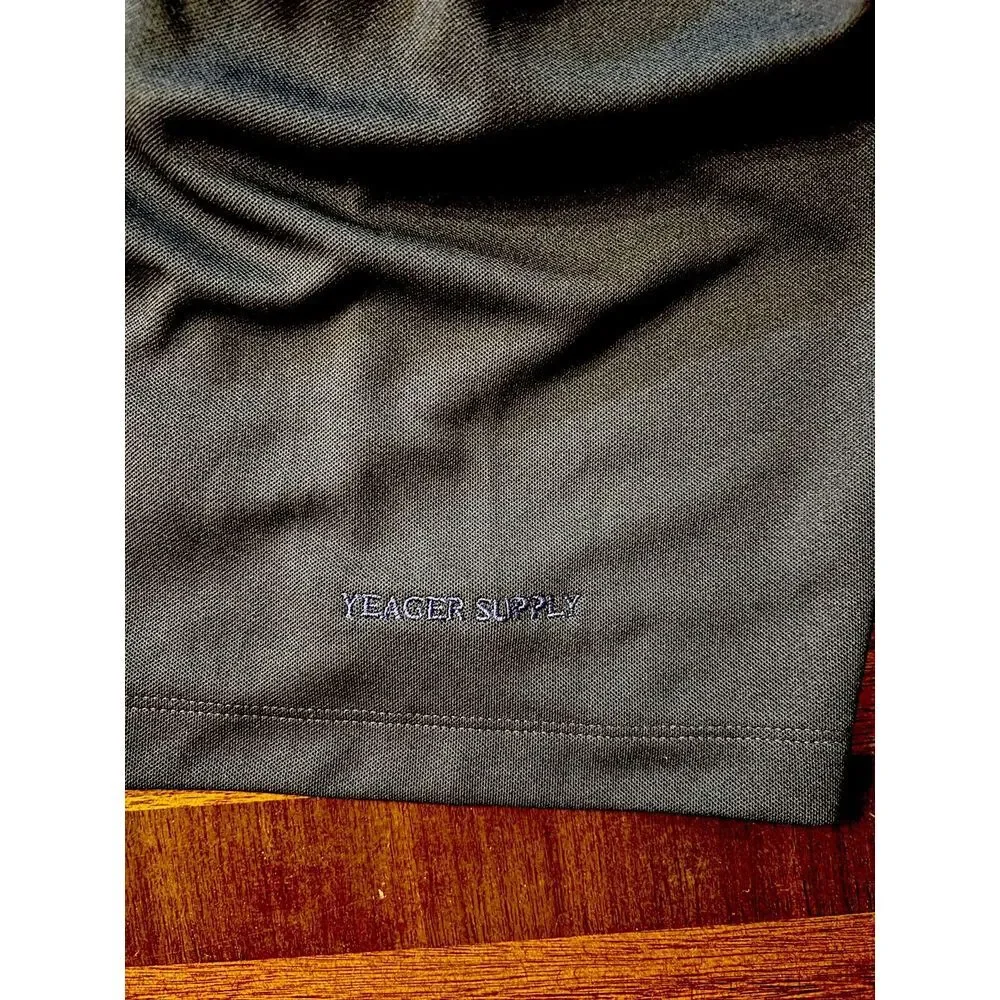 Nike Dr Fit Golf‎ Polo Shirt Sz L Navy ** Logo On Arm See Picture***